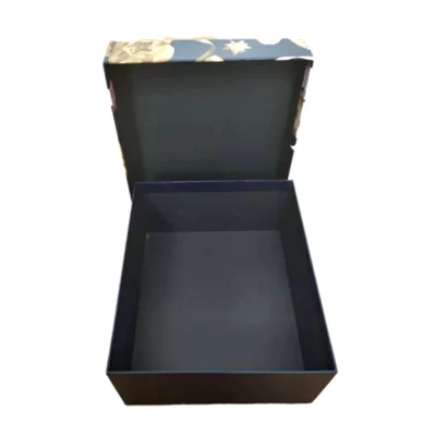 Colorful Corrugated Gift Paper Box with Detachable Lid