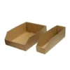 Customized High-Strength Corrugated Cardboard Open Top Bin Box – Multi-Functional Storage & Retail Display Solution