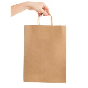 Custom Printed Kraft Paper Shopping Gift Bags – Eco-Friendly Reinforced Handled Packaging