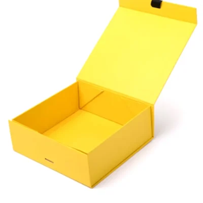 Premium Luxury Black Folding Magnetic Gift Box – Bespoke Rigid Paper Packaging