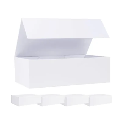 Premium Pink Elegant Valentine's Day Gift Box with Magnetic Closure and Ribbon