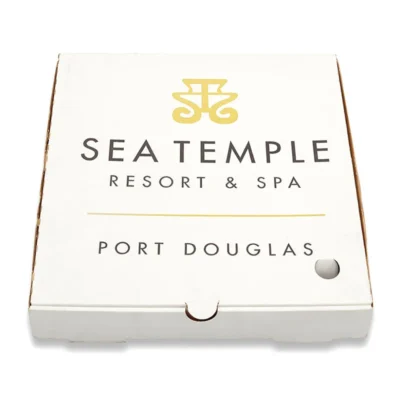 Paper Pizza Box Corrugated 3 Layer B and E Flute Cardboard High Quality Cheap Plain and Custom Logo Printed Kraft White