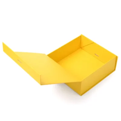 Premium Luxury Black Folding Magnetic Gift Box – Bespoke Rigid Paper Packaging