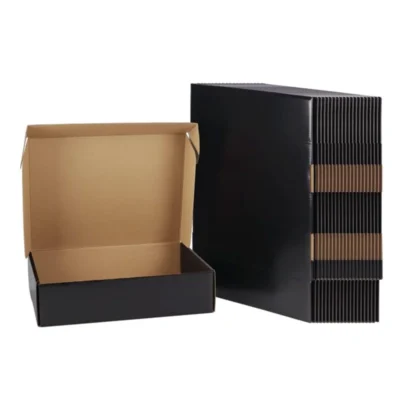 Premium Custom Black Corrugated Shipping Box – High-Strength Durable Mailer Premium Custom Black Corrugated Shipping Box – High-Strength Durable Mailer