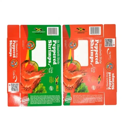 Customized Design Logo for Various Size of Sea Food Shrimp Fish Art Paper Box Customized Design Logo for Various Size of Sea Food Shrimp Fish Art Paper Box