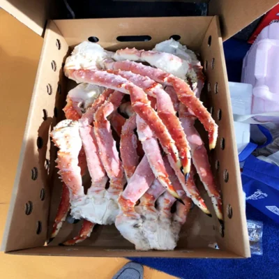 Premium Crab Legs Cardboard Package