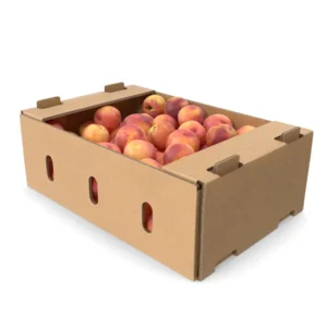 Custom Printed High Quality Peach Fruit Box Custom Printed High Quality Peach Fruit Box