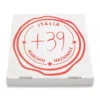 Paper Pizza Box Corrugated 3 Layer B and E Flute Cardboard High Quality Cheap Plain and Custom Logo Printed Kraft White