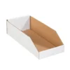 Customized High-Strength Corrugated Cardboard Open Top Bin Box – Multi-Functional Storage & Retail Display Solution
