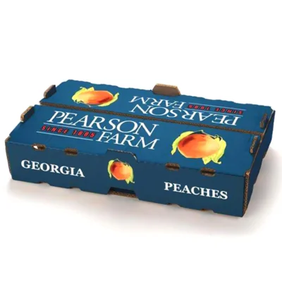 Custom Printed High Quality Peach Fruit Box Custom Printed High Quality Peach Fruit Box