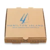 Paper Pizza Box Corrugated 3 Layer B and E Flute Cardboard High Quality Cheap Plain and Custom Logo Printed Kraft White