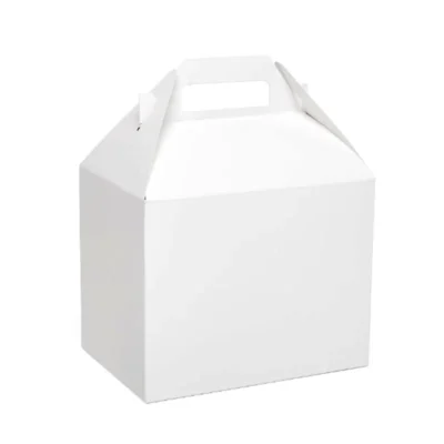 Premium Matte Colored Gable Gift Boxes with Integrated Handles Premium Matte Colored Gable Gift Boxes with Integrated Handles