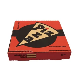 Custom Printed Corrugated Board for Takeaway Food Pizza Box