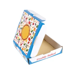 Custom Logo Printed Delivery Corrugated Carton Scooter Pizza Slice Paper Packing Box