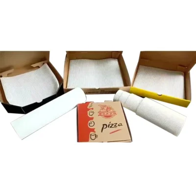 White Corrugated Pizza Liner