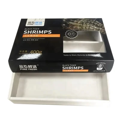 Printed Corrugated Paper Frozen Seafood Box