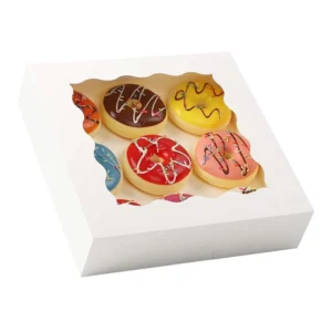 Donut Macaron Paper Packaging Boxes