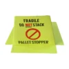 Premium Recycled Cardboard Pallet Stopper Cones – High-Visibility "Do Not Stack" Solutions for Professional Logistics Safety