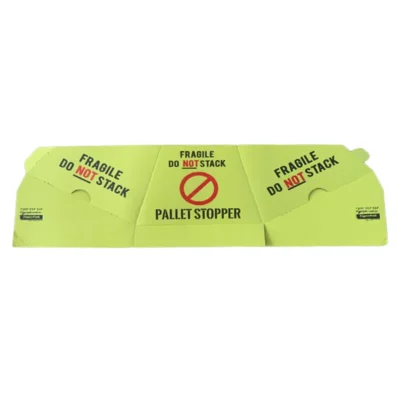 Premium Recycled Cardboard Pallet Stopper Cones – High-Visibility "Do Not Stack" Solutions for Professional Logistics Safety