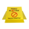 Premium Recycled Cardboard Pallet Stopper Cones – High-Visibility "Do Not Stack" Solutions for Professional Logistics Safety